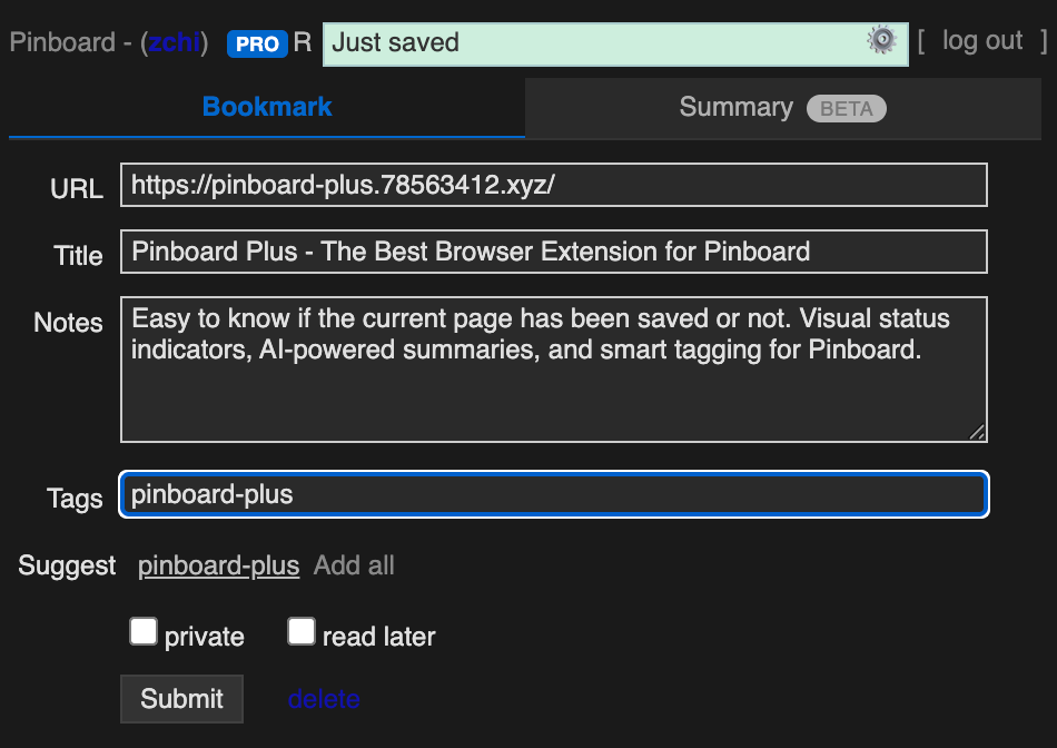 Dark theme
